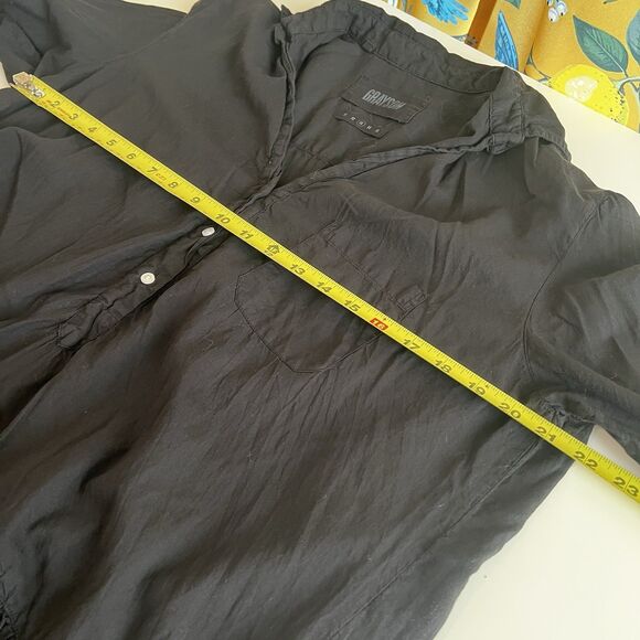 Grayson Frank & Eileen The Changemaker Mini Dress Women Size M Black Long Sleeve - Picture 7 of 9